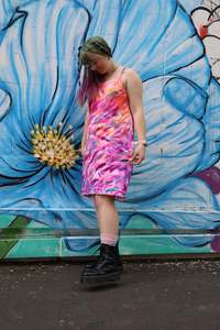 Dizzie Upcycled: Sour Candy Dress size 14