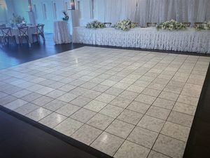 White Dance Floor Hire