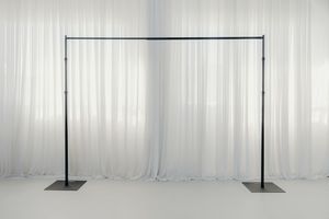 Products: Black Adjustable Crossbar Pole 2.1m-3.6m