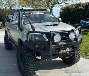 N70 Hilux 4" Short Entry Stainless Snorkel