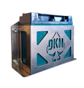 Slimline battery mount box