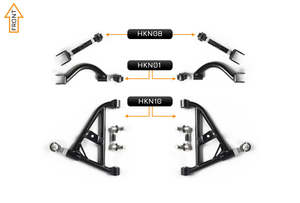 Hakon Suspension: V2 PRO Arm Kit - Nissan Skyline R33 (Rear)