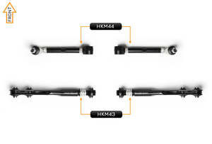 Hakon Suspension: V2 Essentials Arm Kit - Mitsubishi  EVO 4-9
