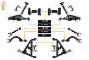V2 PRO Arm Kit - Nissan Skyline R32 (Front & Rear)