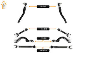 Hakon Suspension: Essentials Arm Kit - Nissan 200SX S14 / S15 (Front & Rear)