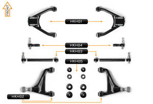 V2 PRO Arm Kit - Honda S2000 (Front & Rear)