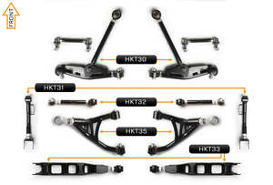 Hakon Suspension: V2 PRO Arm Kit - Toyota 86 ZN6 (Front & Rear)