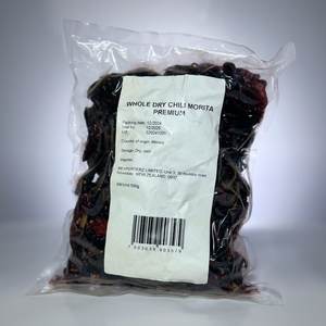 Whole dry chili morita Premium 1KG (2 Bgs of 500g each)