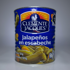Products: Whole jalapeños chilis 2.8kg can