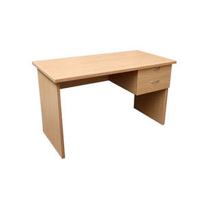 Fixed Height Desks: NZ MADE Desk wth Drawers 1200L