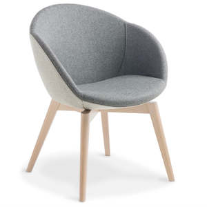 EDEN Amelia Timber Base Chair