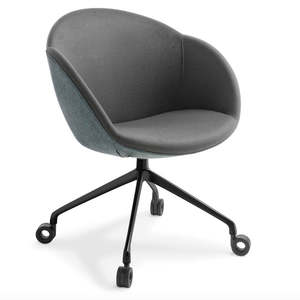 Visitor Hospitality Meeting Breakout Seating: EDEN Amelia 4-Star Swivel Chair