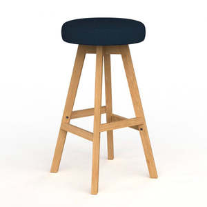 Stools: KNIGHT GROUP Luna Button Bar Stool