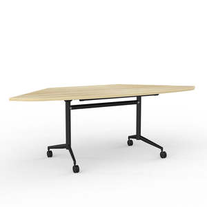 Board Meeting Room Tables: KNIGHT GROUP Team Flip Table - Trapezium