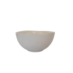 Cream Stone Dessert Bowl - Dobsons Marquee & Party Hire