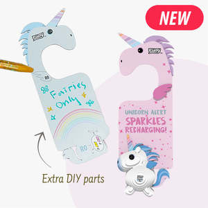 D069 Door Hanger Unicorn Sky