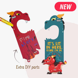 D085 Door Hanger Red Dragon