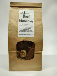 Products: Beef Munchies 200g DogHouse Deli