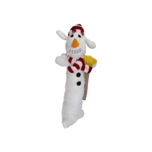 Dog Toy: Loofa Snowman (Medium)