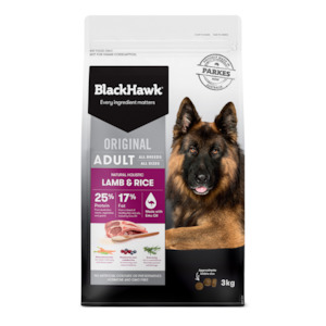 Black Hawk Dog Food: BLACK HAWK DOG LAMB & RICE 3KG