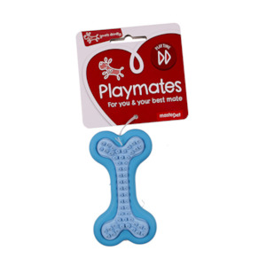 Dog Oral Care: Yours Droolly Teethers Dental Massage Bone (Small)