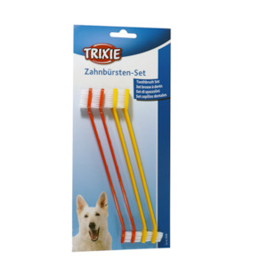 Dog Oral Care: Trixie Toothbrush Set 4pc - 23cm
