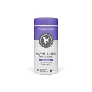 Petkin Plant Based Ear Wipes - Lavender 80pk