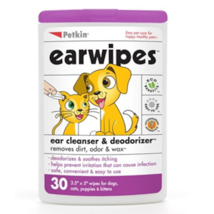 Ear Care: Petkin Ear Wipes 30 wipes