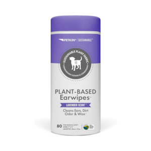 Eye Care: Petkin Plant-Based EyeWipes, 80 Wipes - Lavender
