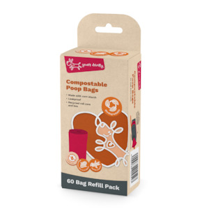 Toiletries: Yours Droolly Compostable Refill Poop Bags (60 Bags)