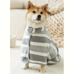 Pet Towel with Neck Buckle Fixation for Small, Medium and Large Dogs
