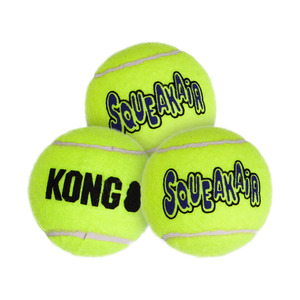 All: KONG AirDog Squeaker Balls Medium 1pk