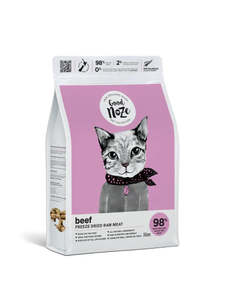 GoodNoze Freeze Dried Cat Food - beef 350gms