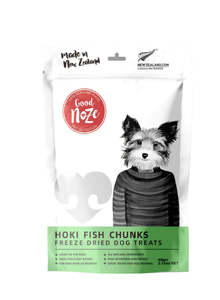 GoodNoze Freeze Dried Dog Treats - Hoki Chunks 60g