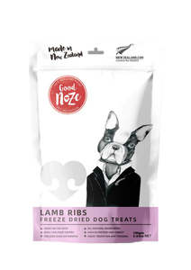 GoodNoze Freeze Dried Dog Treats - Lamb ribs 100g