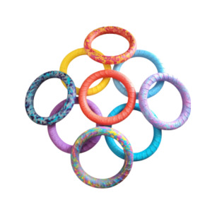 Floating Rings Dog Tug & Retrieve Toy Dogs Are Us