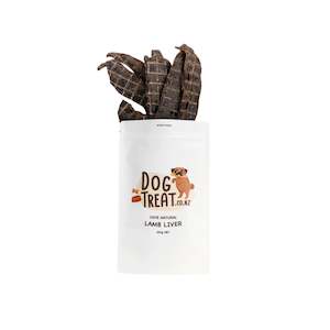 100 Natural Dried Dog Treats: Lamb Liver Dog Treats