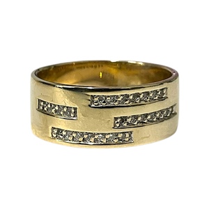 Products: 0.10CT Diamond ring in 9KT Yellow Gold - Dollar Dealers