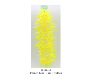 Flower Leaf Leis 1.2m - Yellow - Dollar Mart And More