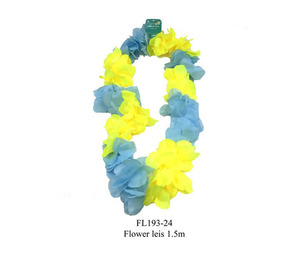 Products: Flower Petal Leis 1.5m - Light Blue+Yellow - Dollar Mart And More