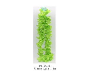 Flower Petal Leis 1.5m - Light Green - Dollar Mart And More