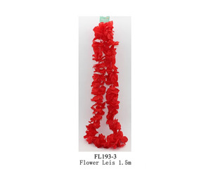 Flower Petal Leis 1.5m - Red - Dollar Mart And More