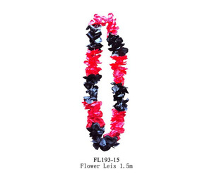 Flower Petal Leis 1.5m - Red+Black - Dollar Mart And More