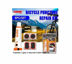 Bicycle Bike Puncture Repair Kit 8Pcs/Set - Dollar Mart $2 And More