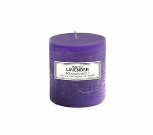 Products: Rustic Lavender Scented Candles 6.3x7cm Purple - Dollar Mart $2 And More
