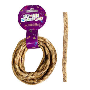 Craft Natural Woven Ribbon 3m