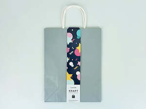 2 pc Kraft Bag 25x33x12cm Silver