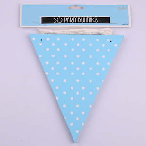 Luxe Blue: *50pk Blue Style Bunting