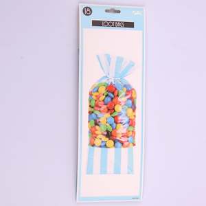 Luxe Blue: 18pk Blue Loot Bag - 8.7x27.8cm