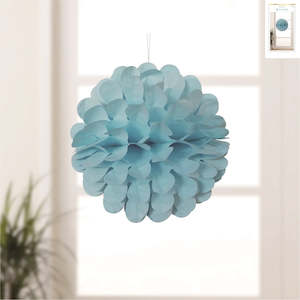 Luxe Blue: 28cm Blue Puff Ball